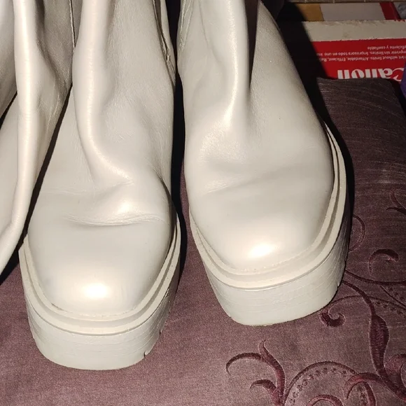 Grey Sam Edelman Knee-High Boots - Picture 4 of 6